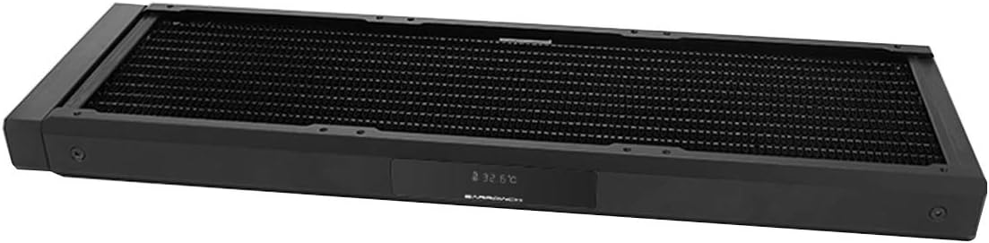 Barrowch Chameleon Fish POM Radiator, 120x3, Classic Black