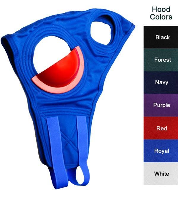 Jacks 2114-RE-RY Double Knit Blinker Hood with Vinyl Full Cups Red u0026 Royal