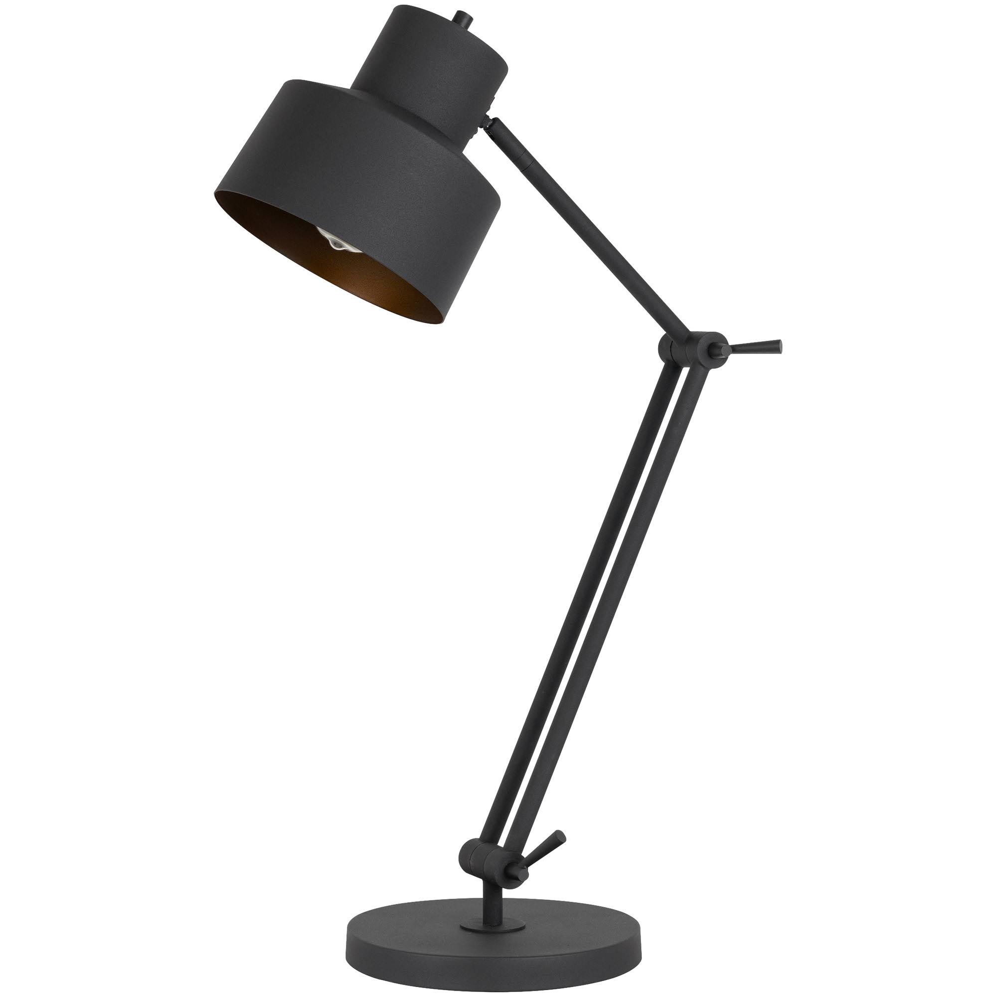 Cal Lighting BO-2966TB Davidson - 1 Light Table Lamp Matte Black