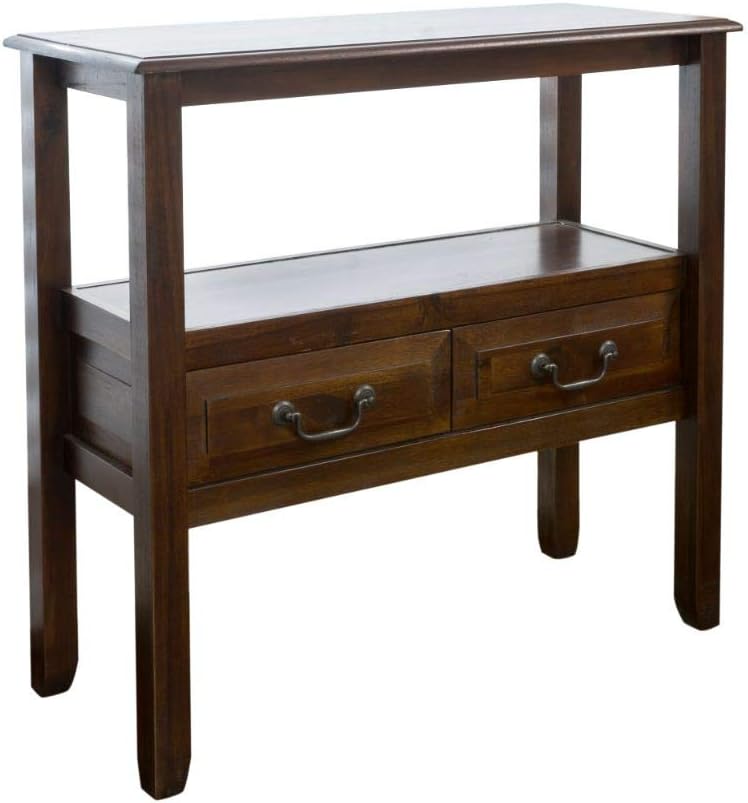 Christopher Knight Home Grant Acacia Wood Accent Table, Brown Mahogany