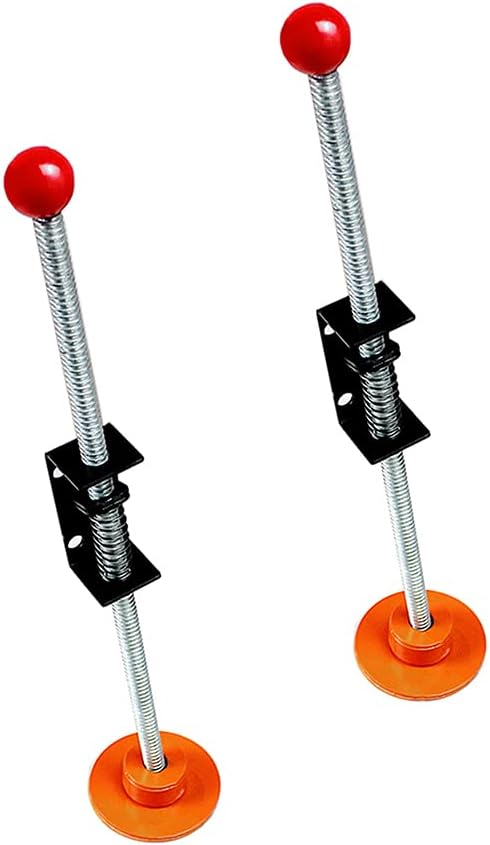 Karpevta Orange Ladder Leveler Pair Extension Ladder Stabilizer Adjustable Feet Levelers Ladder Leveler Feet up to 550LBS Ladder Extension for Stairs Pack of 2