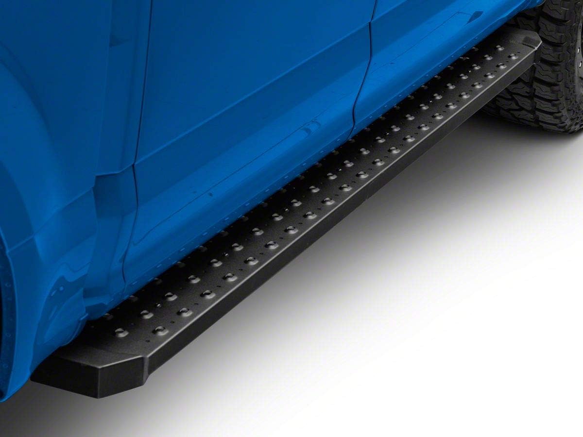 Barricade Rattler Steel Running Boards; Black Compatible with 15-22 F-150 SuperCrew
