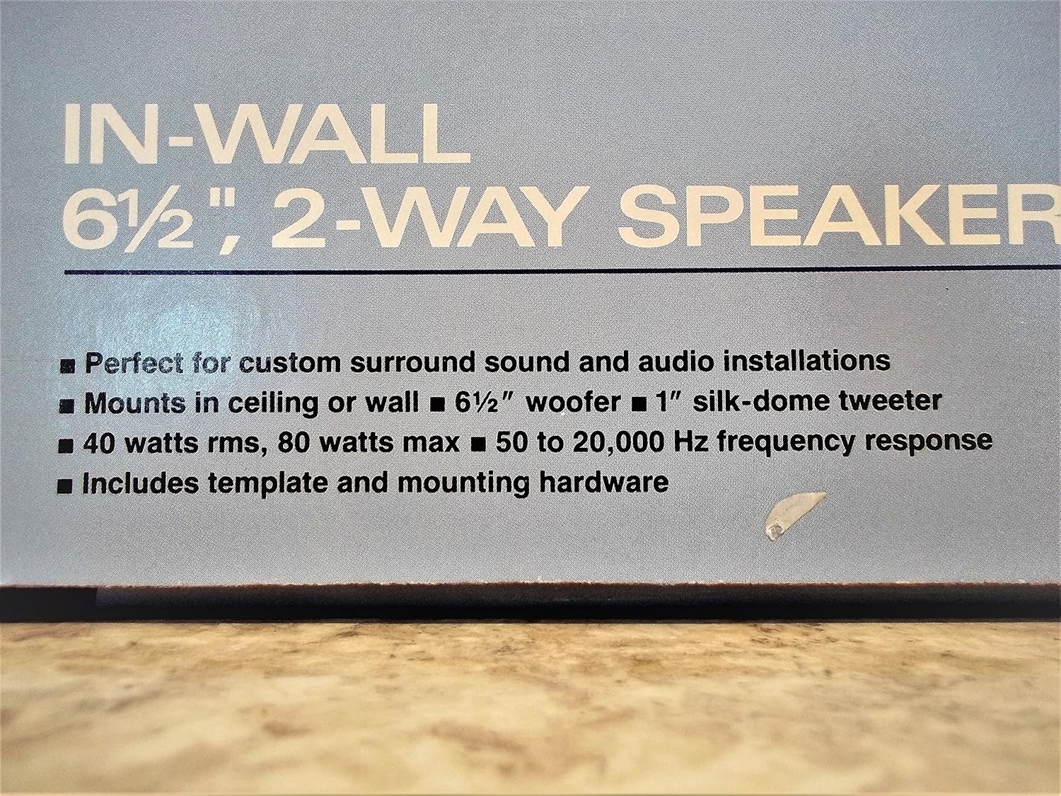 RADIO SHACK 2-Way in-Wall Mount Speaker Pack of 2