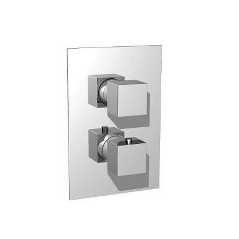 Isenberg 160.4101MB 3/4x22 Thermostatic Shower Valve with Volume Control u0026 Trim Matte Black