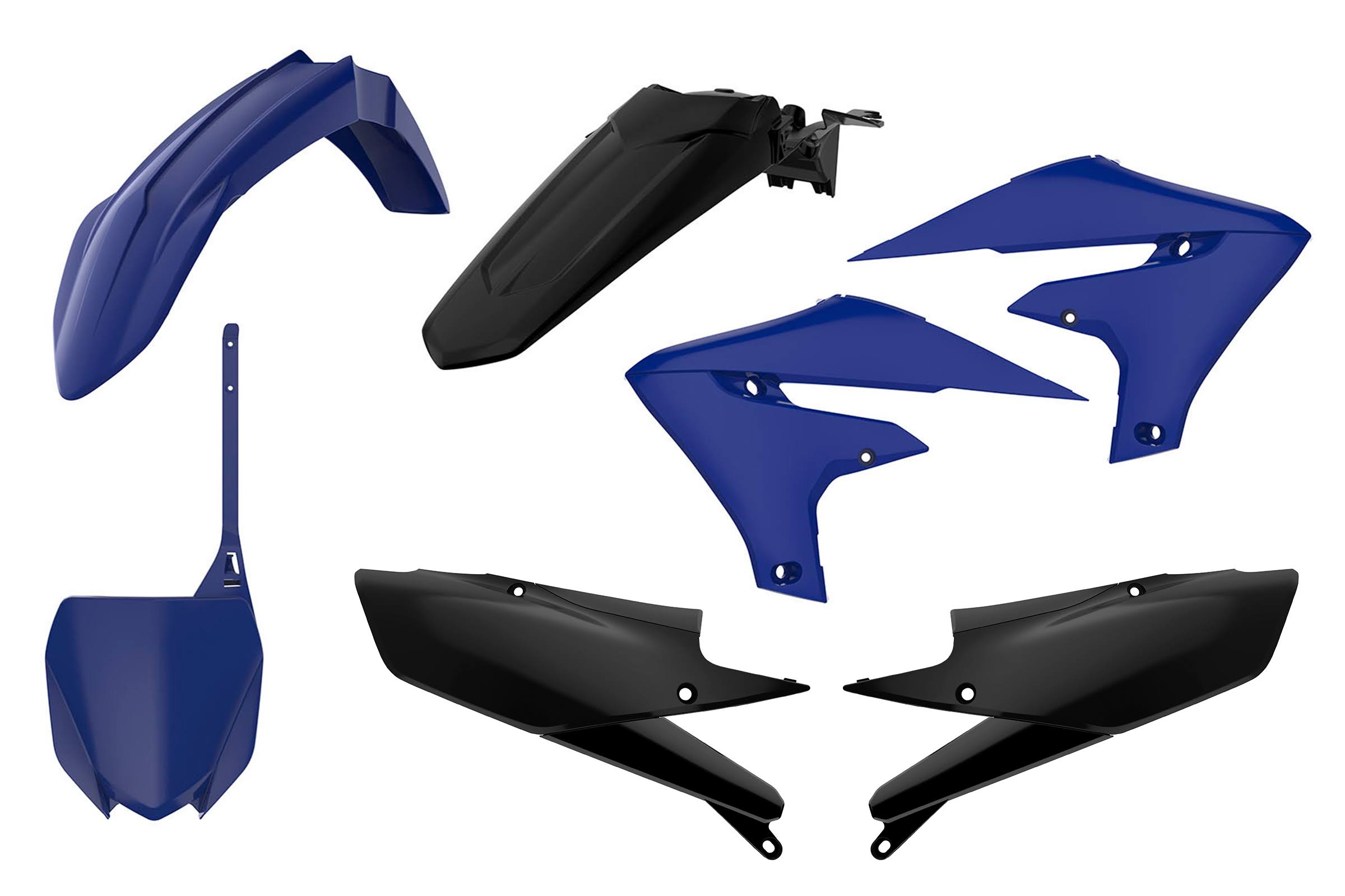 Polisport Complete Replica Plastic Kit Blue/Black 90830