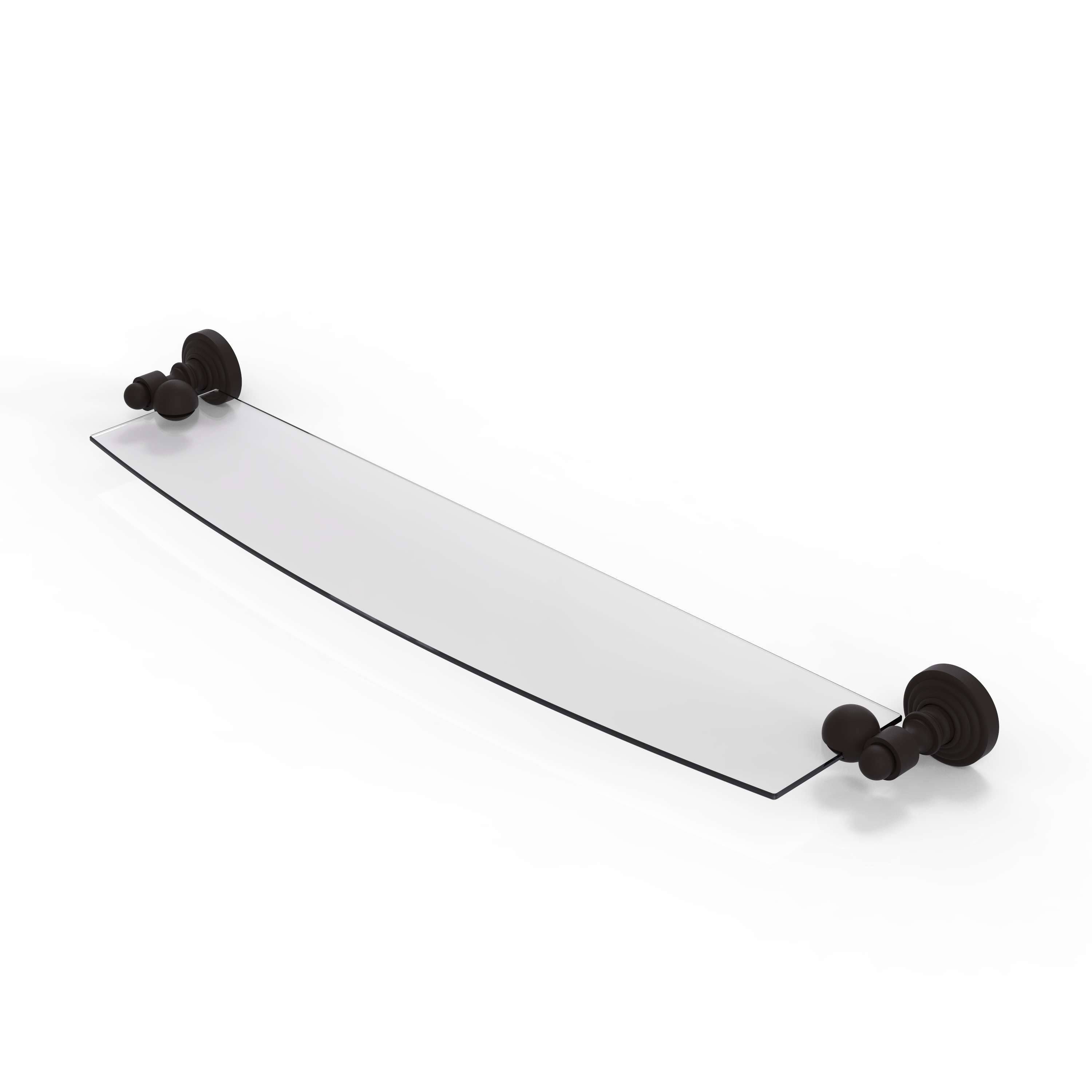Allied Brass Waverly Place 24 inch Glass Shelf Oil Rubbed Bronze