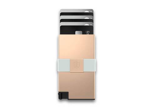 All New Aluminum Cardholder | Space-grade Metallic Gold | Ekster