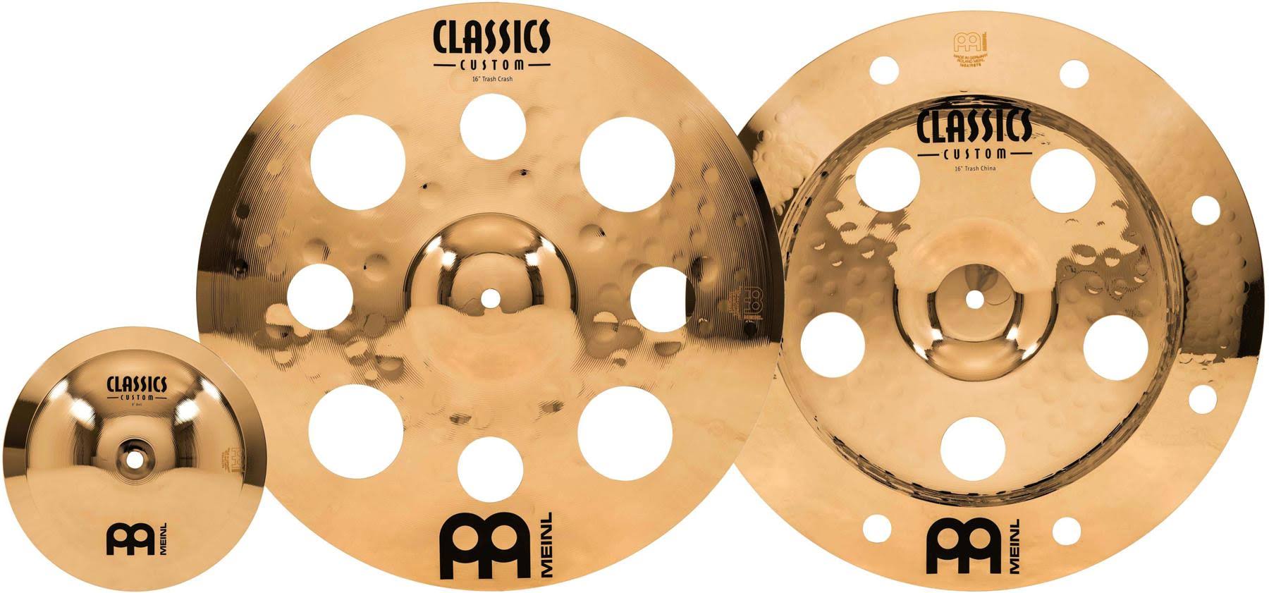 Meinl Classics Custom Brilliant Effects Cymbal Pack with Free 8x22 Bell