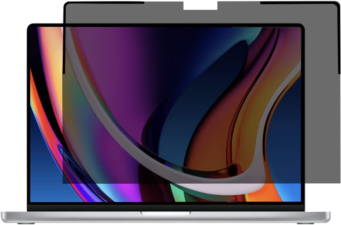 SenseAGE Magnetic Privacy Screen Filter for MacBook Pro 14 inch 2021 M1 Pro/M1 Max A2442, Easy On/Off Anti-Blue Light Privacy Screen Protector, Compatible for MacBook Pro 14 inch 2021