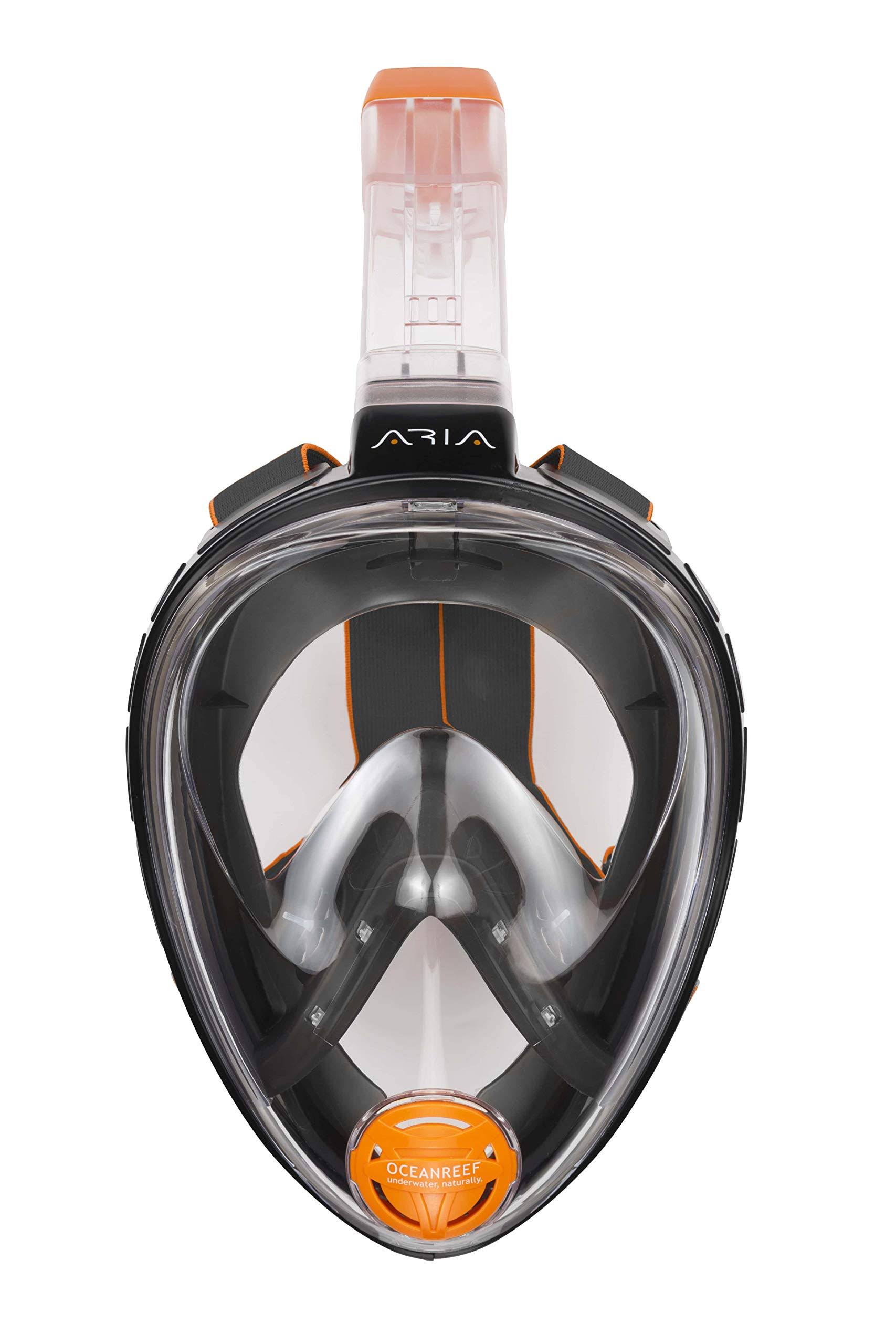 Ocean Reef Aria Classic Full Face Snorkeling Mask Black Large/X-Large