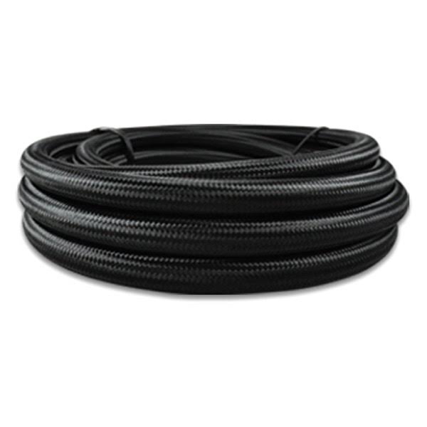 Vibrant -12 An Black Nylon Braided Flex Hose w/ PTFE Liner (5 Foot Roll) (19002)