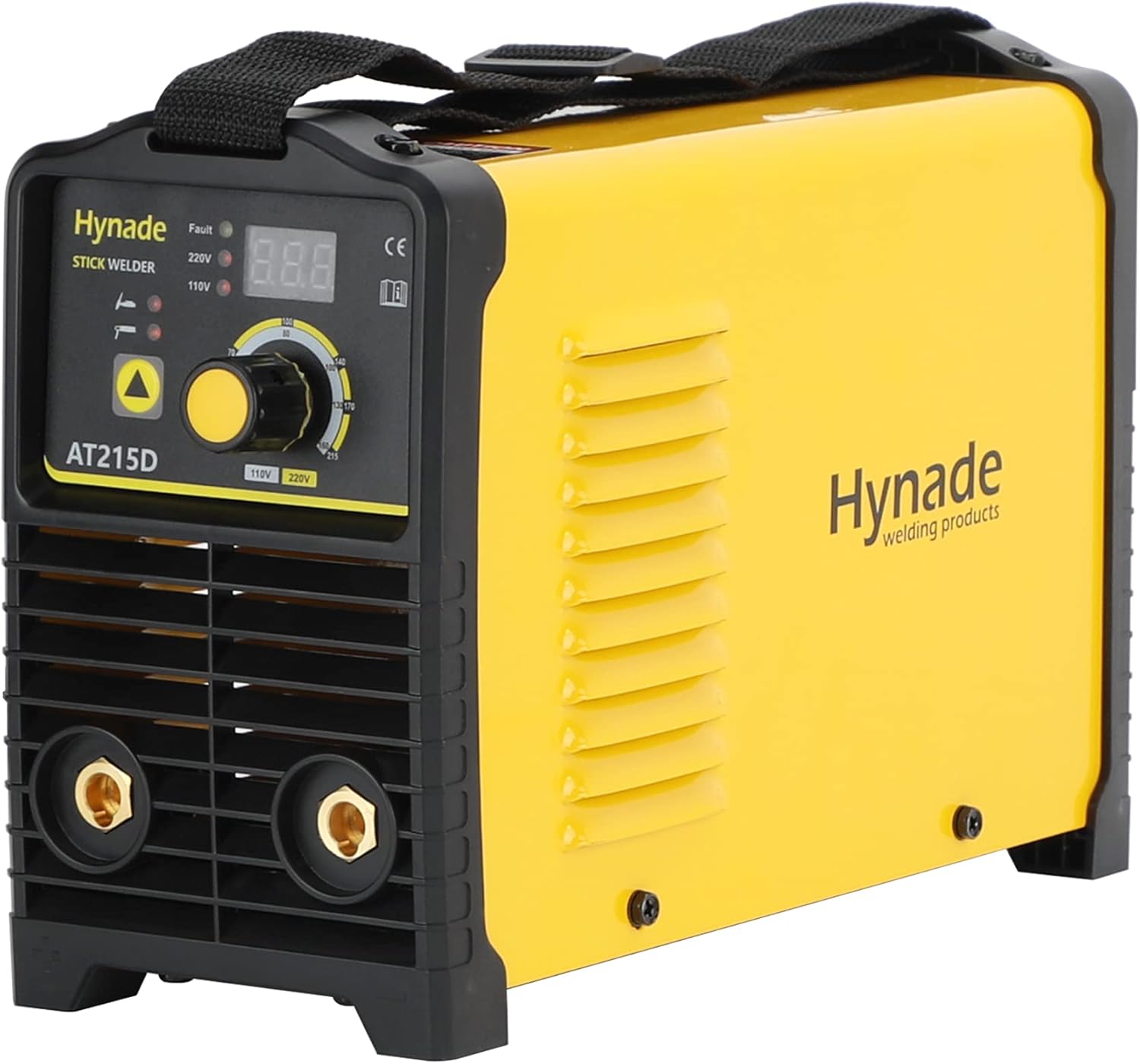 hynade MMA Welder 215A 110/220V ARC Welder Machine DC Inverter Dual Voltage Sticker Welder Lift Tig Welder Digital Display (AT215D)