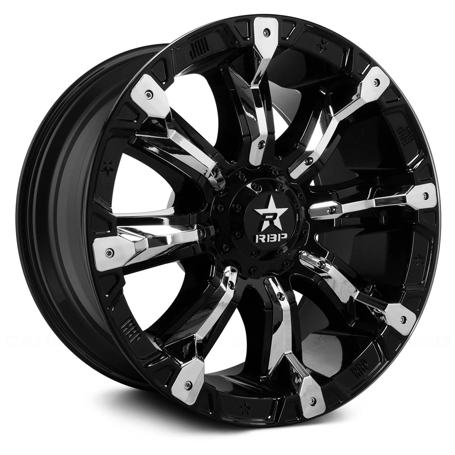 RBP 94R-1890-78-00BP 94R Black u0026 Chrome Wheels