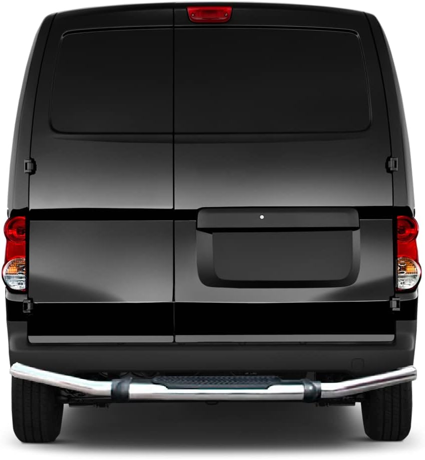 Black Horse Off Road Stainless Steel Rear Bumper Guard Compatible with 2013-2019 Nissan NV200-8DNINVSS