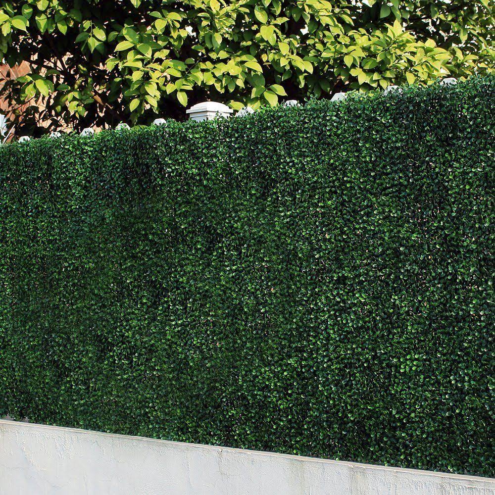 ULAND 6 Piece Artificial Boxwood Hedges, Privacy Fence Screen for Outdoor, Wall Home Decoration