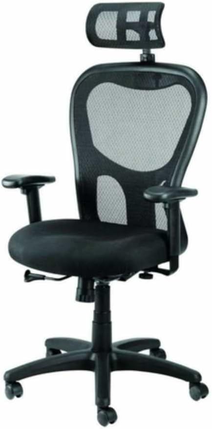 Black Mesh Fabric Rolling Office Desk Chair