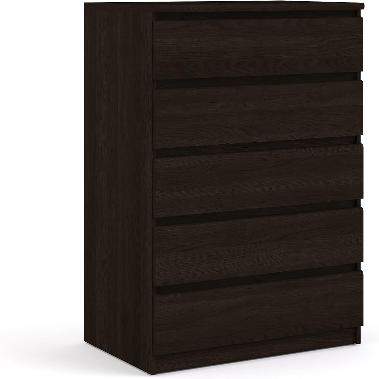Tvilum Scottsdale 5 Drawer Chest, Black Wood Grain