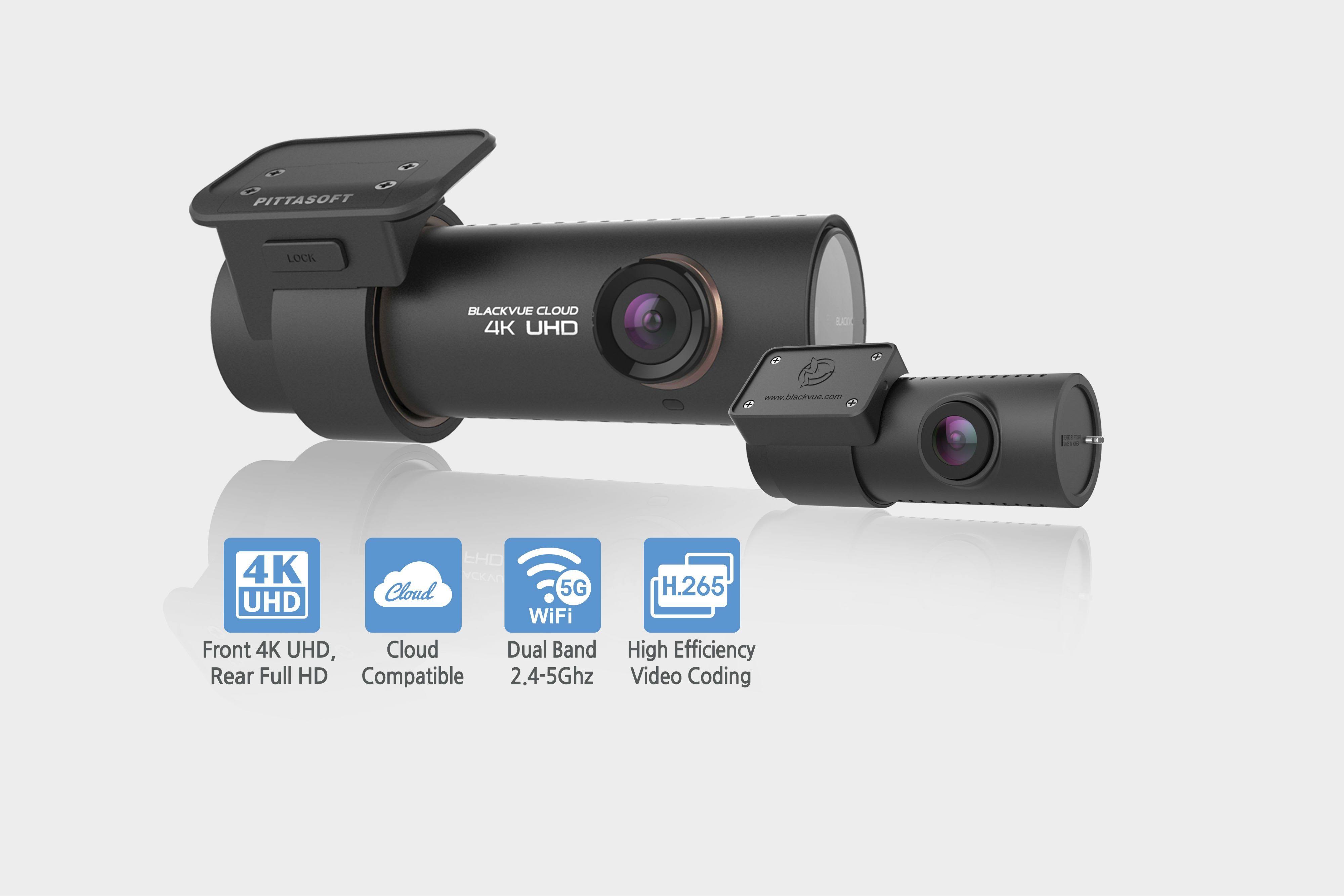 BlackVue DR900S-2CH 4K WiFi GPS Dual Cameras Dashboard Camera- 16GB