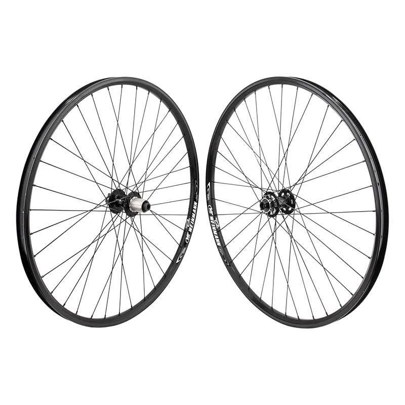 Wheel Masters 29 inch Alloy Mtn Disc Double Wall 29 inch Set 21 Thru 15mm - Thru 12mm Black Disc Wei XM280
