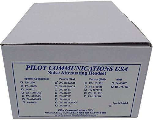 Pilot USA PA-1151ACB Child (Boy) Headset w/Audio in