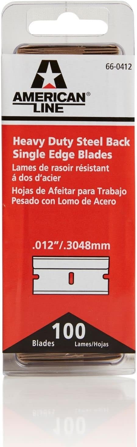 American Line Single Edge Razor Blades - 500-Pack - 0.012