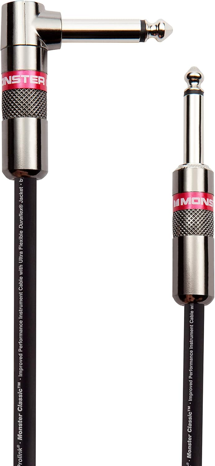 Monster Prolink Monster Classic Instrument Cable - 12 ft - Straight to Straight Pack of 2