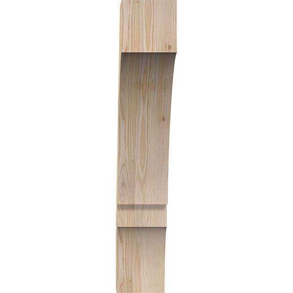 6x22W x 28x22D x 34x22H Balboa Rough Sawn Brace, Douglas Fir