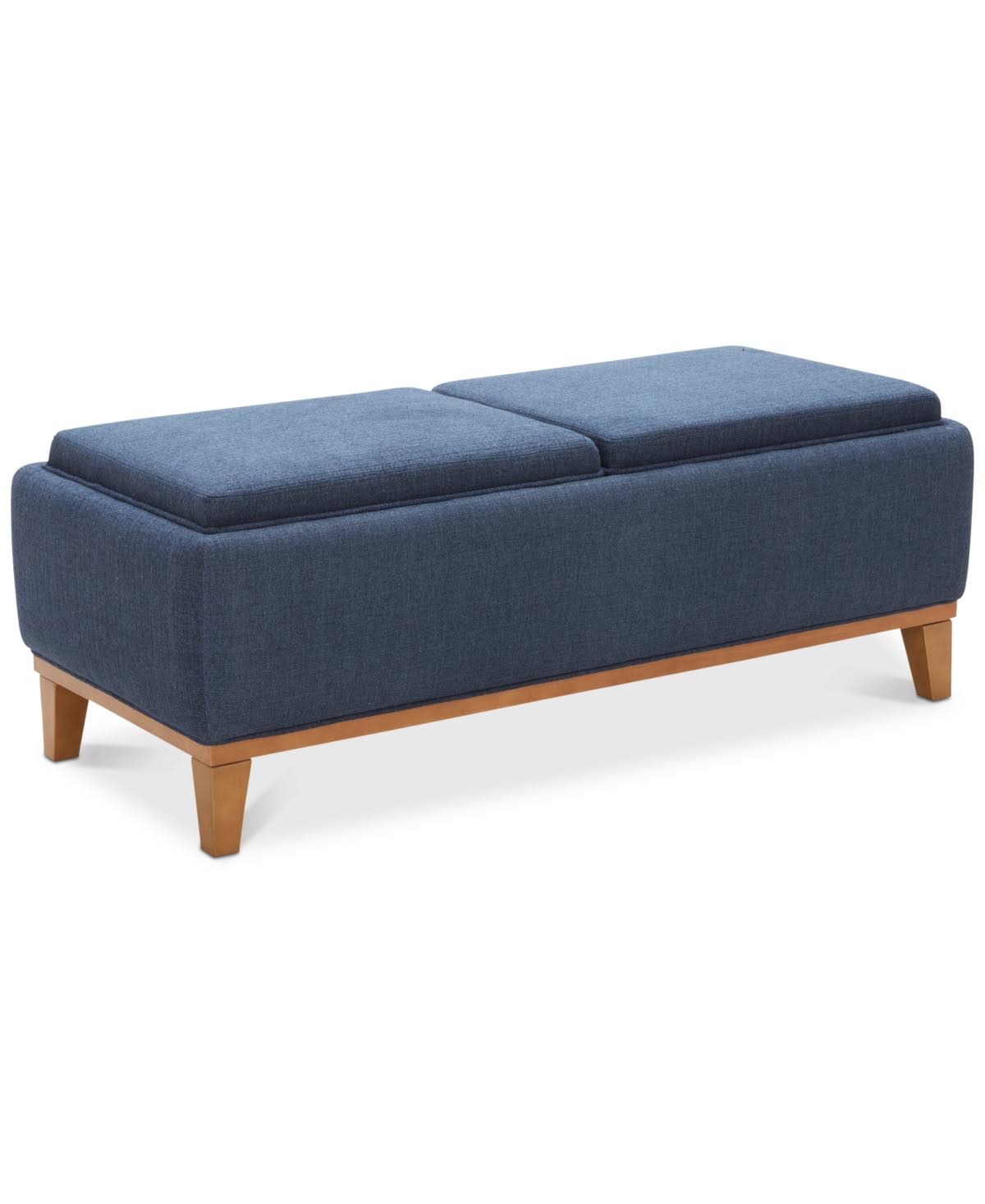Jollene Fabric Storage Cocktail Ottoman, Created for Macy&s - Midnight Blue