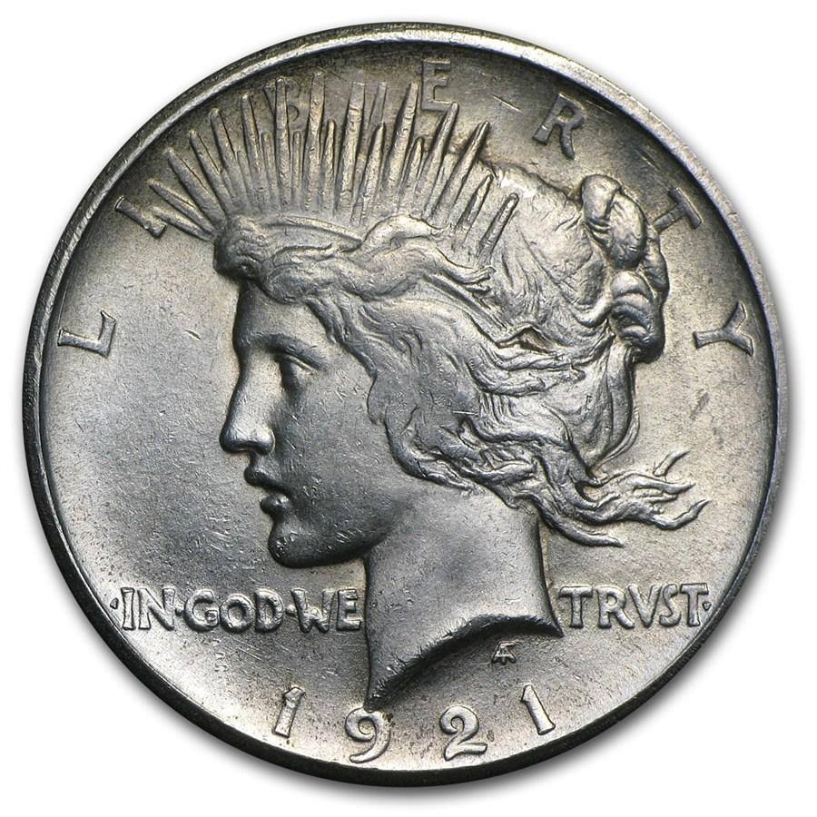 1921 Peace Dollar BU (High RELIEF) by American Heritage Bullion