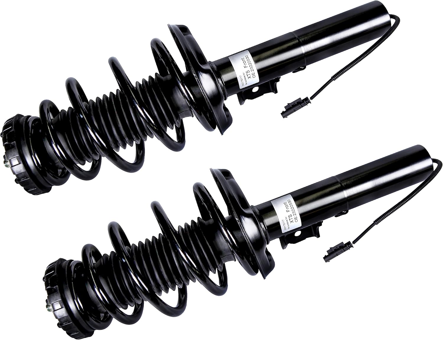 Neresshery 23220530 580-1096 Pair Front Struts Shock Absorber Electronic Assembly with Spring for 2013 2014 2015 2016 2017 2018 2019 Cadillac XTS 23220501 19300063 22906209 22962890 23101683 84547551