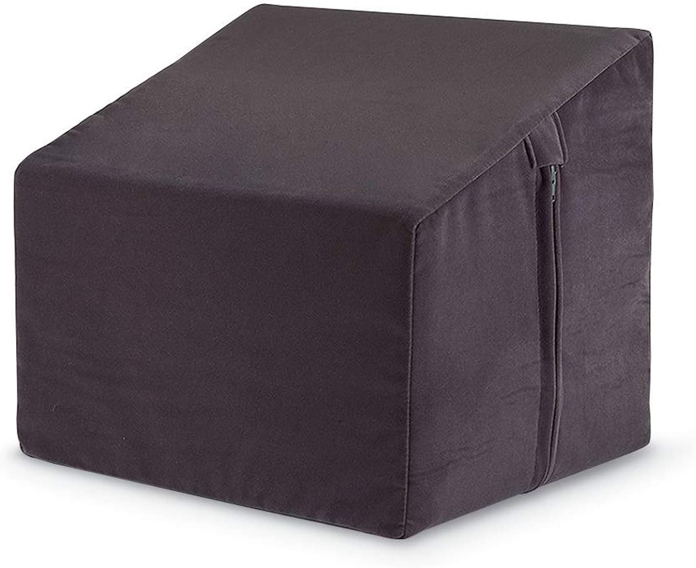 PGI Traders Front Seat Extender for Dogs | Footwell Platform for Pets | Expand Seat Space with Padded Comfort and Added Stability | Foam Wedge | Waterproof Liner is Machine Washable | Charcoal