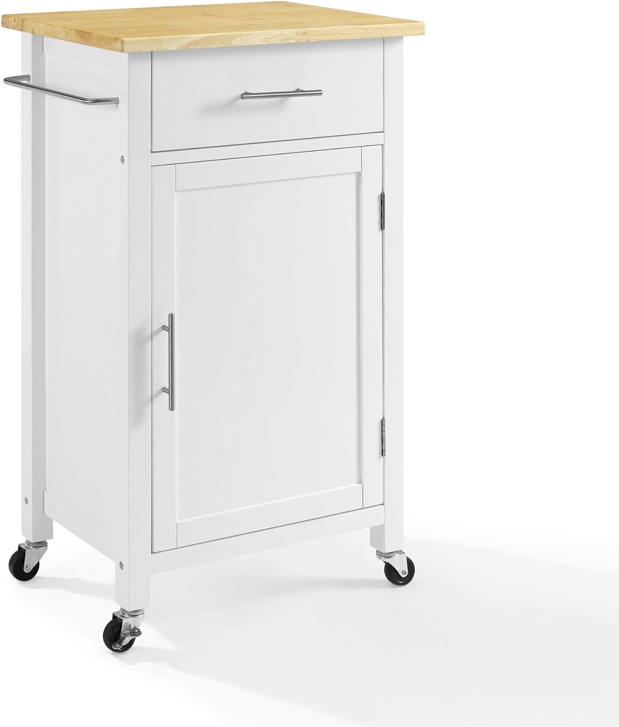 Crosley Furniture Savannah Compact Kitchen Cart, White