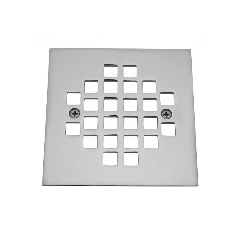 Jaclo 6264-SB 4 1/4x22 Square Shower Drain Plate w/ Screws