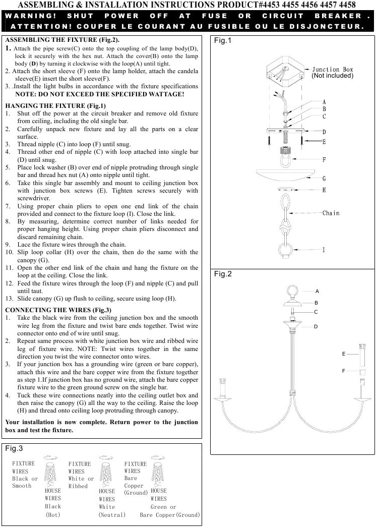 Livex Lighting 4453-04 Heritage 3 Light Black Mini Chandelier