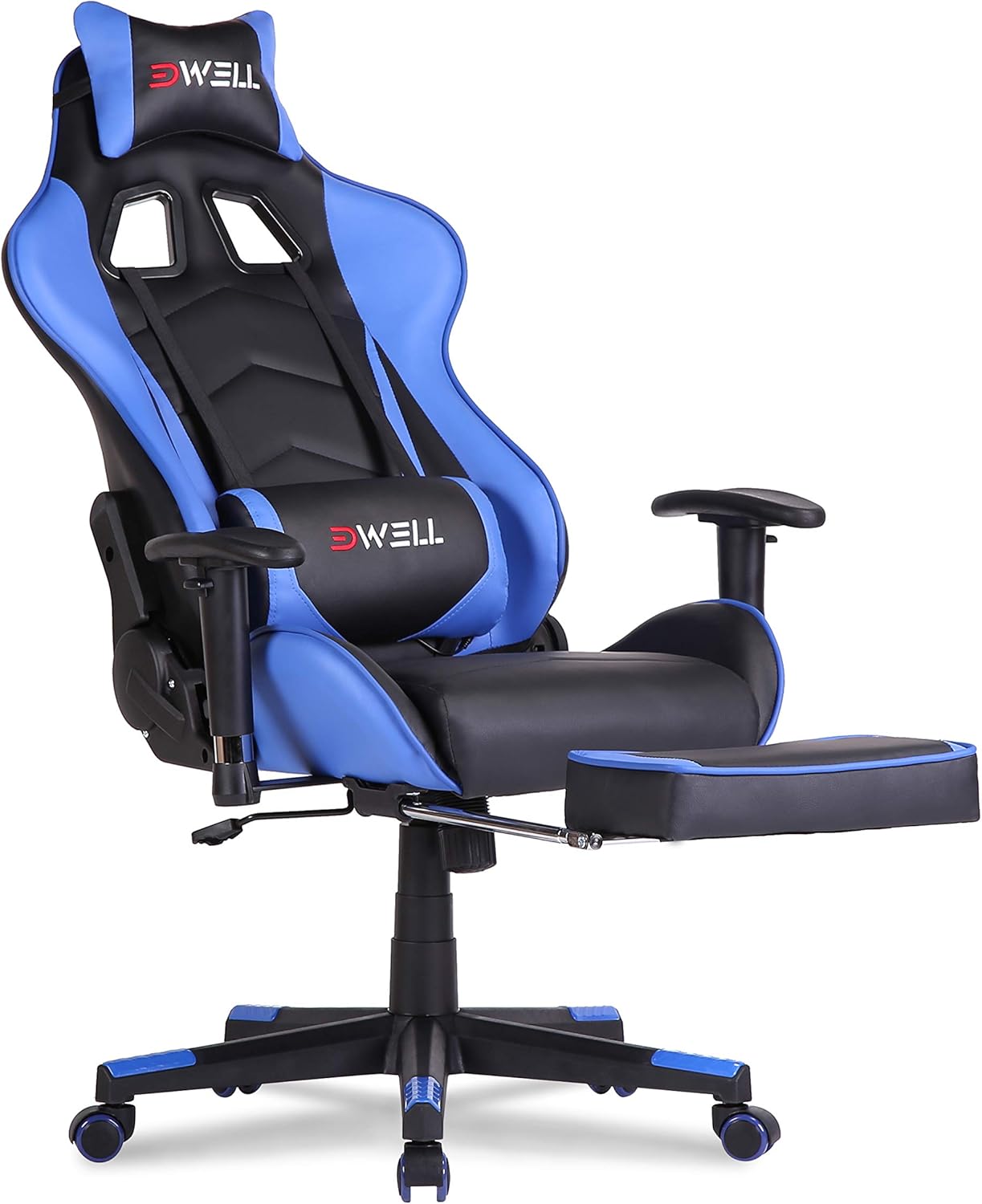 Pink Gaming Chair, Computer Chair,Gamer Chair,Gaming Chair with Footrest,Gaming Chair for Adults,High Back Office Chair with Headrest and Massage Lumbar Support