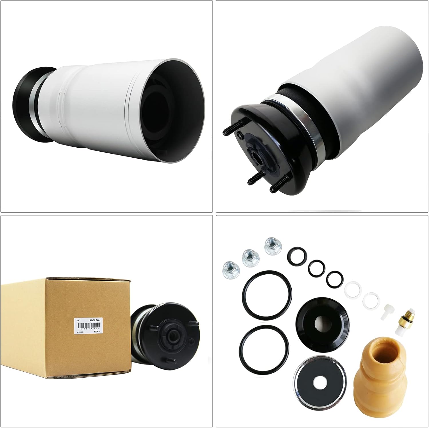 VIGOR Front Air Spring, Compatible with Discovery 3/4 and Range Rover Sport Car Air Ride Suspension Spring Bag, OEM Replace Part Number LR016403, REB500010, REB500060, REB500190