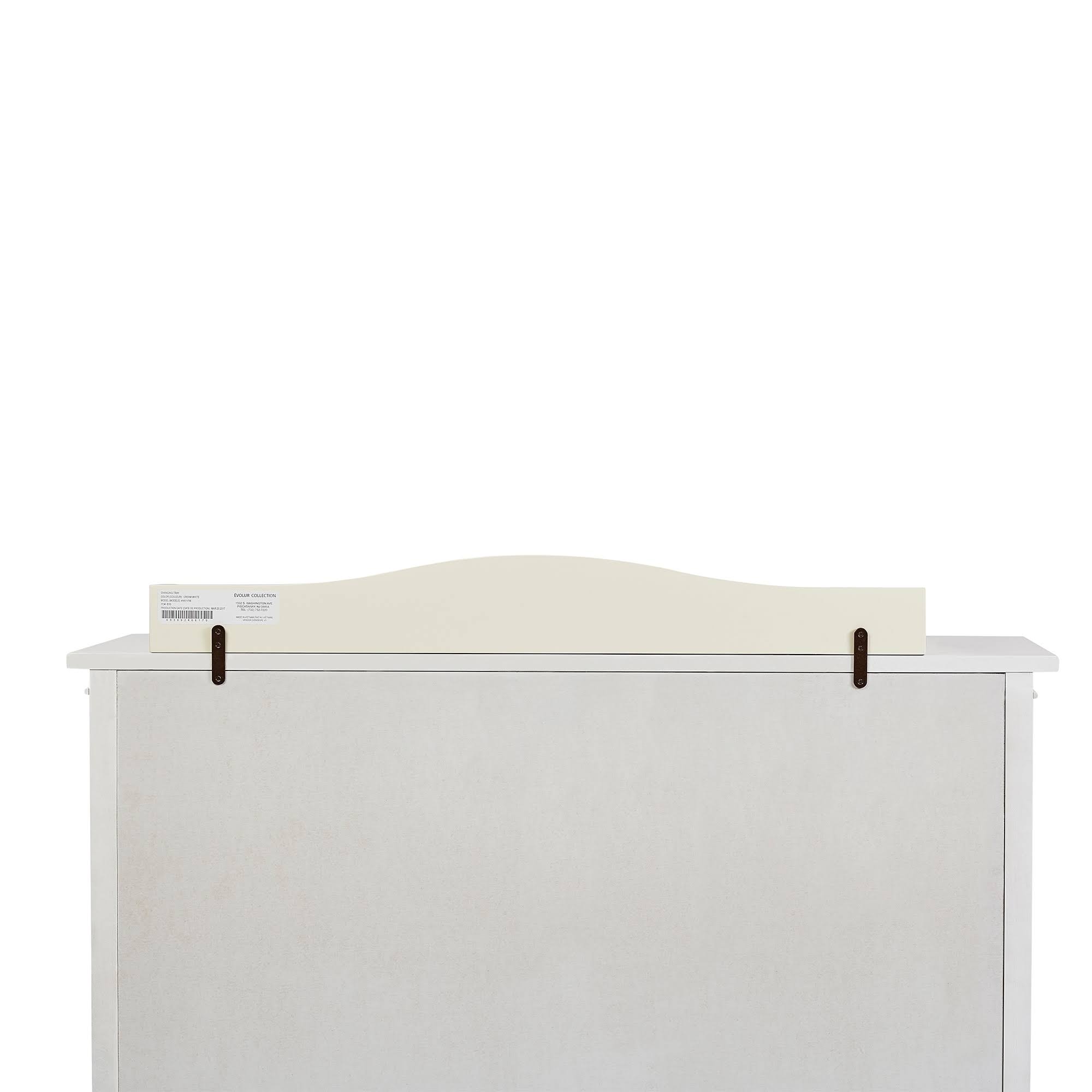 Evolur Fully Assembled Changing Tray (Ivory Lace)