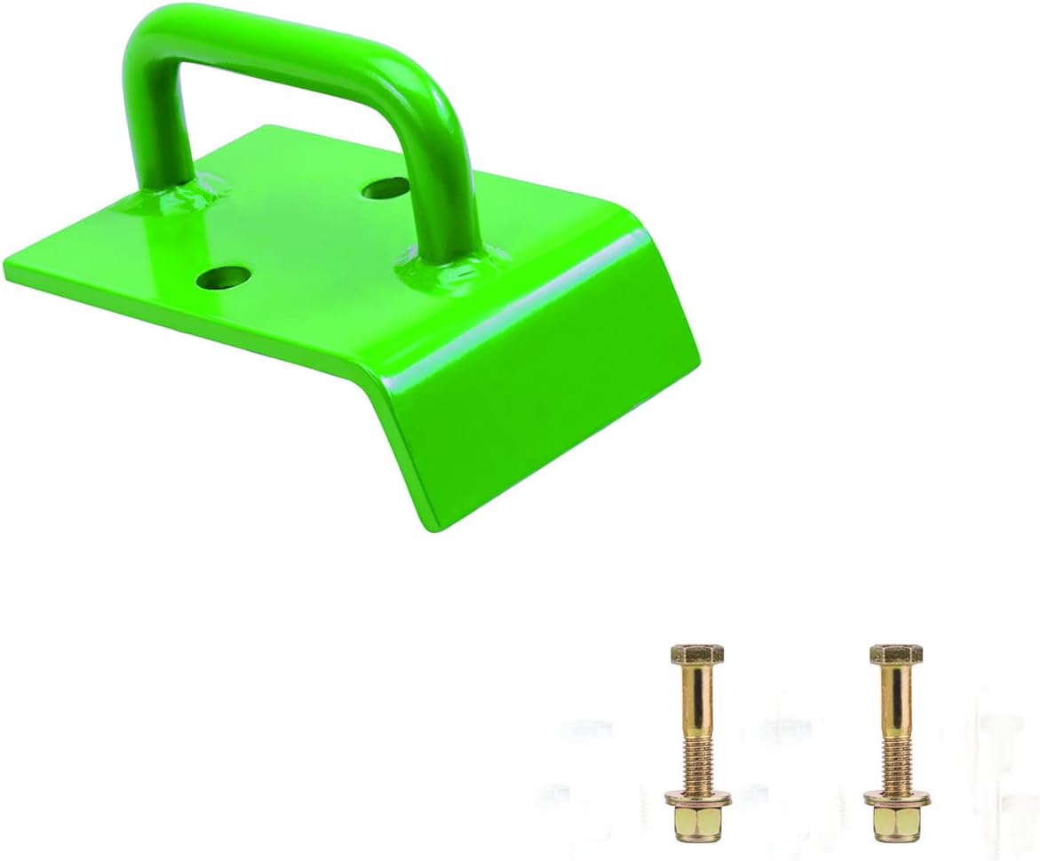 OneChoi Tractor Bucket Hooks, Bolt on Hooks, 5/8” Tow/Grab Handles, Tow Hook Bolts with 60° Curved Edge for John Deere Bucket 1 PACK (Heavy Duty Bucket 2.5“ Bolt) Pack of 2