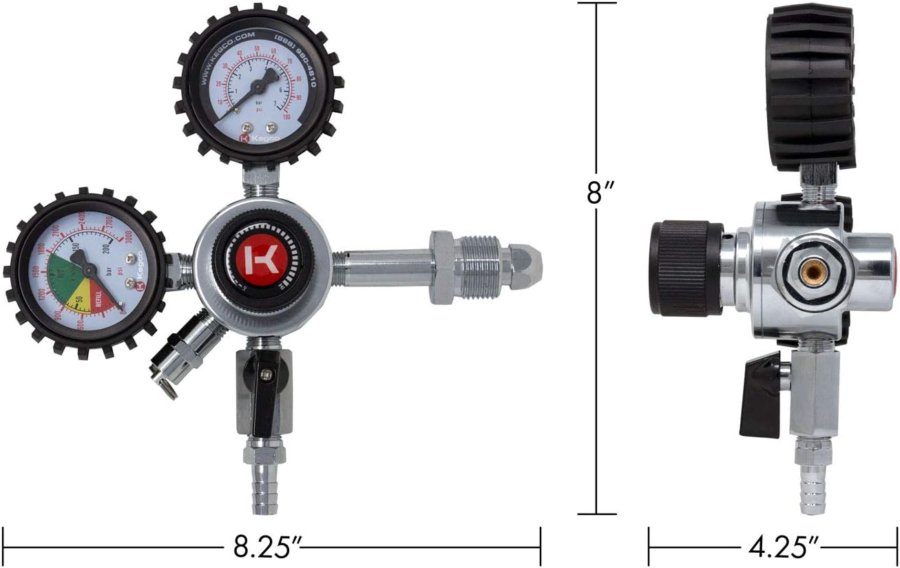 Kegco Nitrogen Regulator, 1 Product Pack of 2