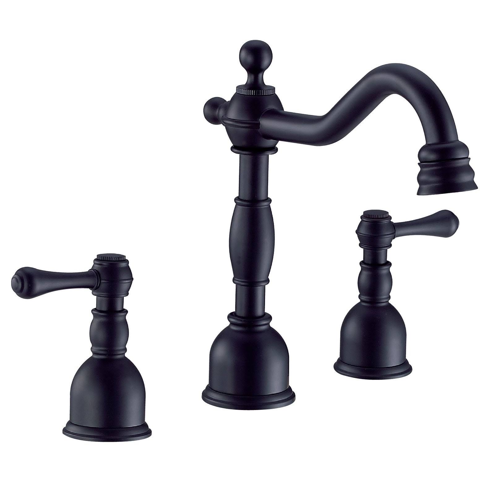 Danze Opulence D303257BS Widespread Lavatory Faucet - Satin Black