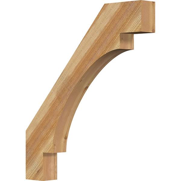 4x22W x 30x22D x 34x22H Merced Rough Sawn Brace, Western Red Cedar