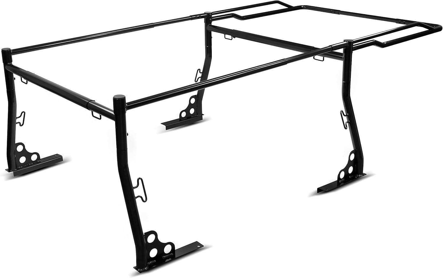 JY PERFORMANCE 1000lbs Truck Ladder Rack Over Cab Full Size Adjustable Contractor Pickup Lumber Utility Kayak