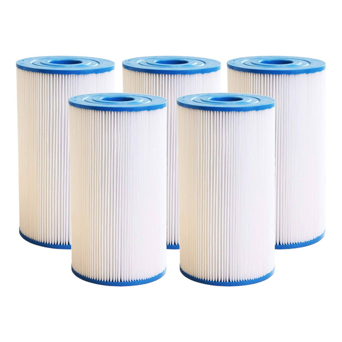Tier1 30 Sq. ft Spa Filter Cartridge for Watkins 31489, Pleatco PWK30, Filbur FC-3915, C-6430 5-Pack