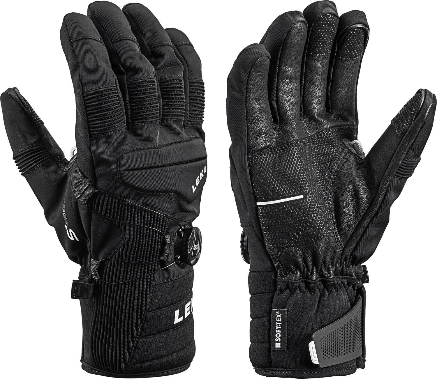 Leki Progressive Tune S Boa Ski Gloves (Black)