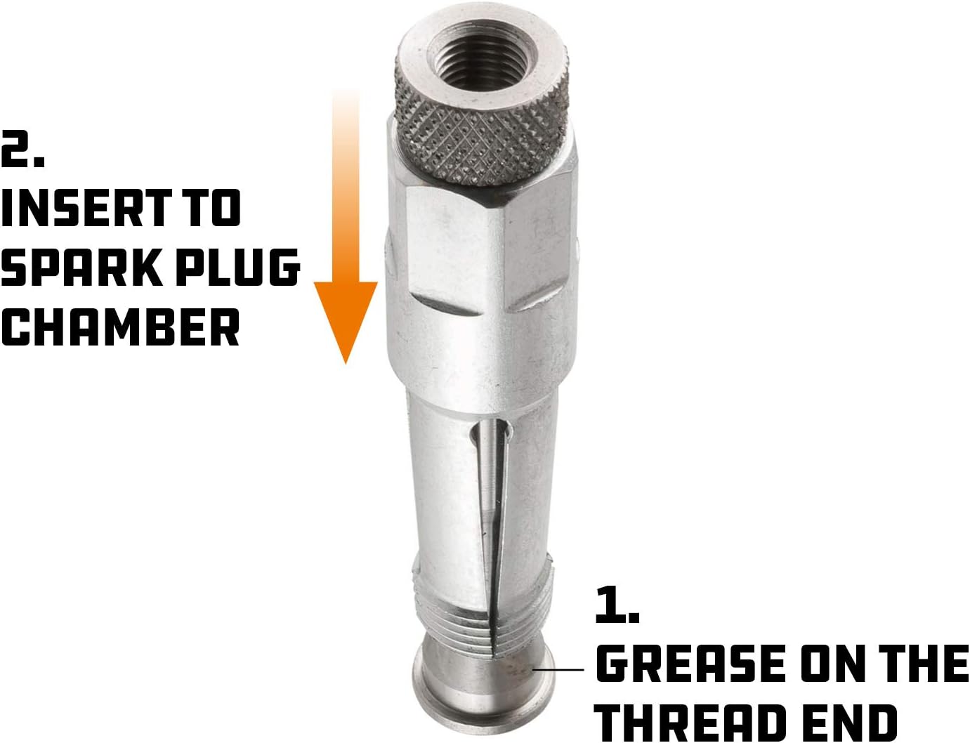 Powerbuilt 18mm Back Tap Spark Plug Thread Repair Tool - 691381