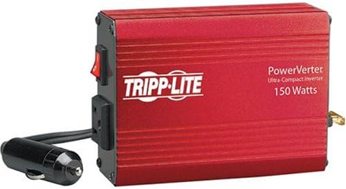 Tripp Lite 150W Car Power Inverter with 1 Outlet, Auto Inverter, Ultra Compact (PV150) Pack of 2