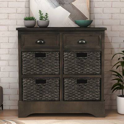 Adelynn 2 Drawer Accent Chest Bay Isle Home Color: Light Grey