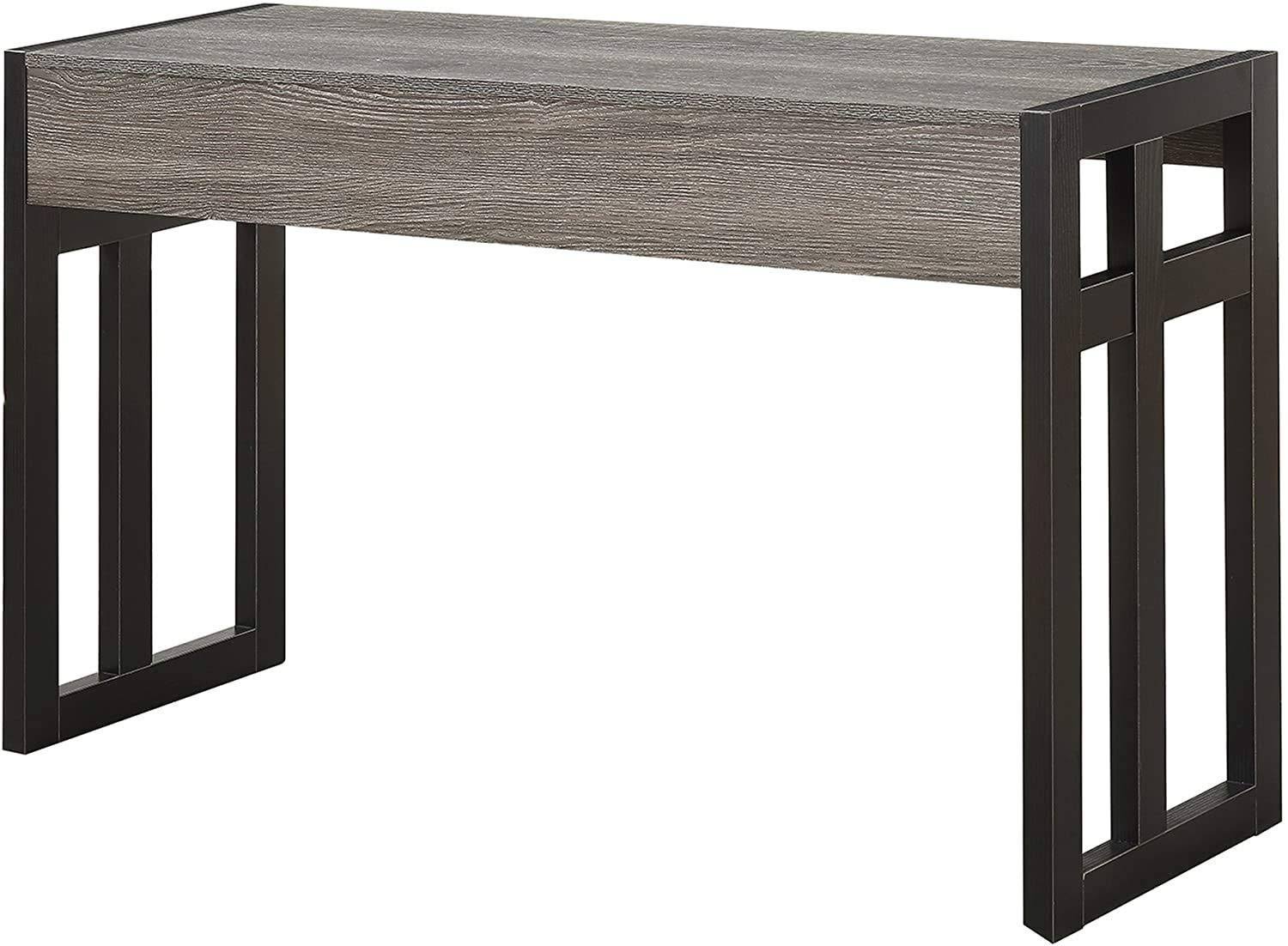 Convenience Concepts Monterey Console Table, Weathered Gray/Black
