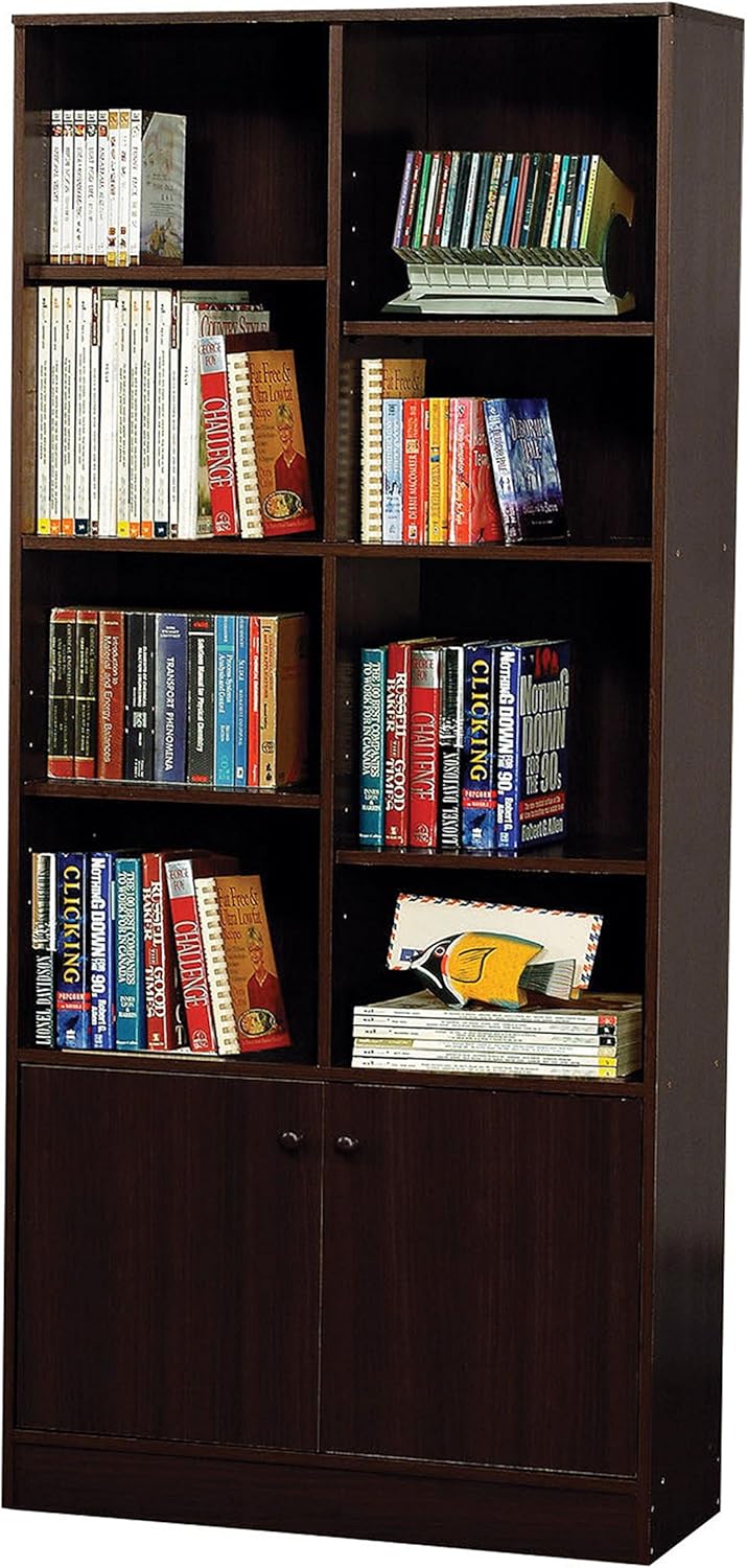 ACME Verden Bookcase - 12102 - Espresso