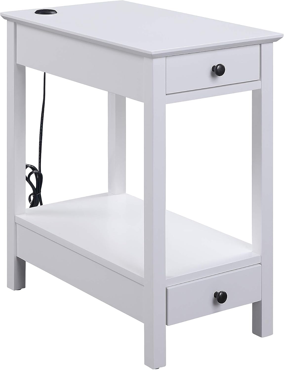 Acme Furniture Byzad Side Table, Teal